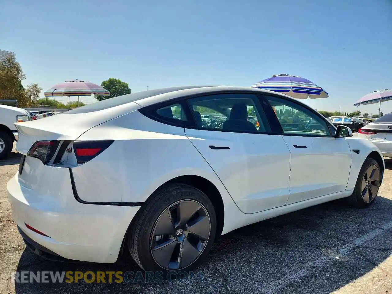 3 Photograph of a damaged car 5YJ3E1EA2PF612041 TESLA MODEL 3 2023