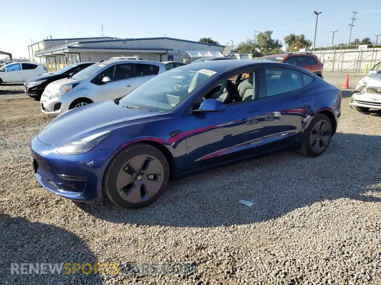 1 Photograph of a damaged car 5YJ3E1EA2PF615280 TESLA MODEL 3 2023