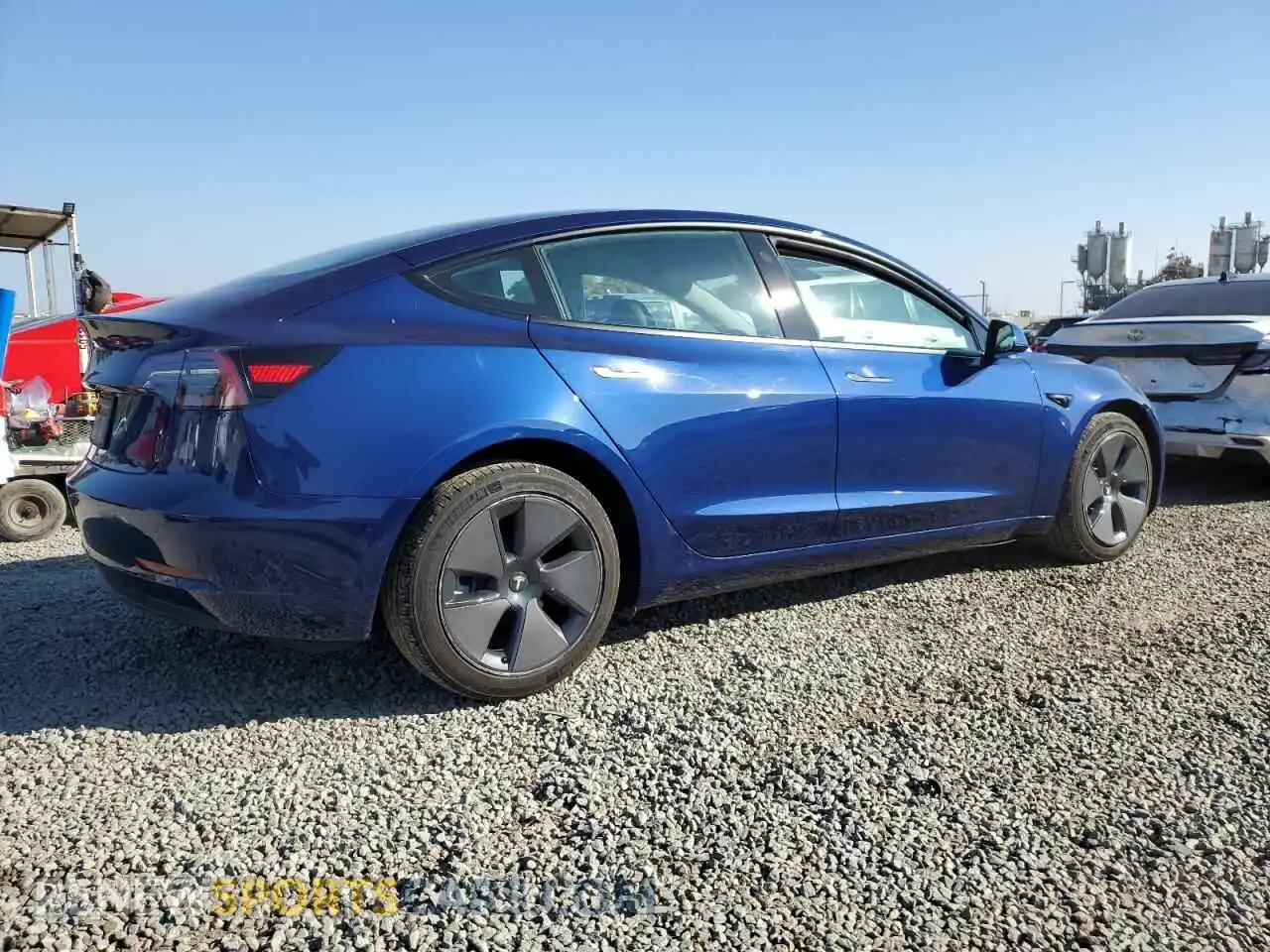 3 Photograph of a damaged car 5YJ3E1EA2PF615280 TESLA MODEL 3 2023