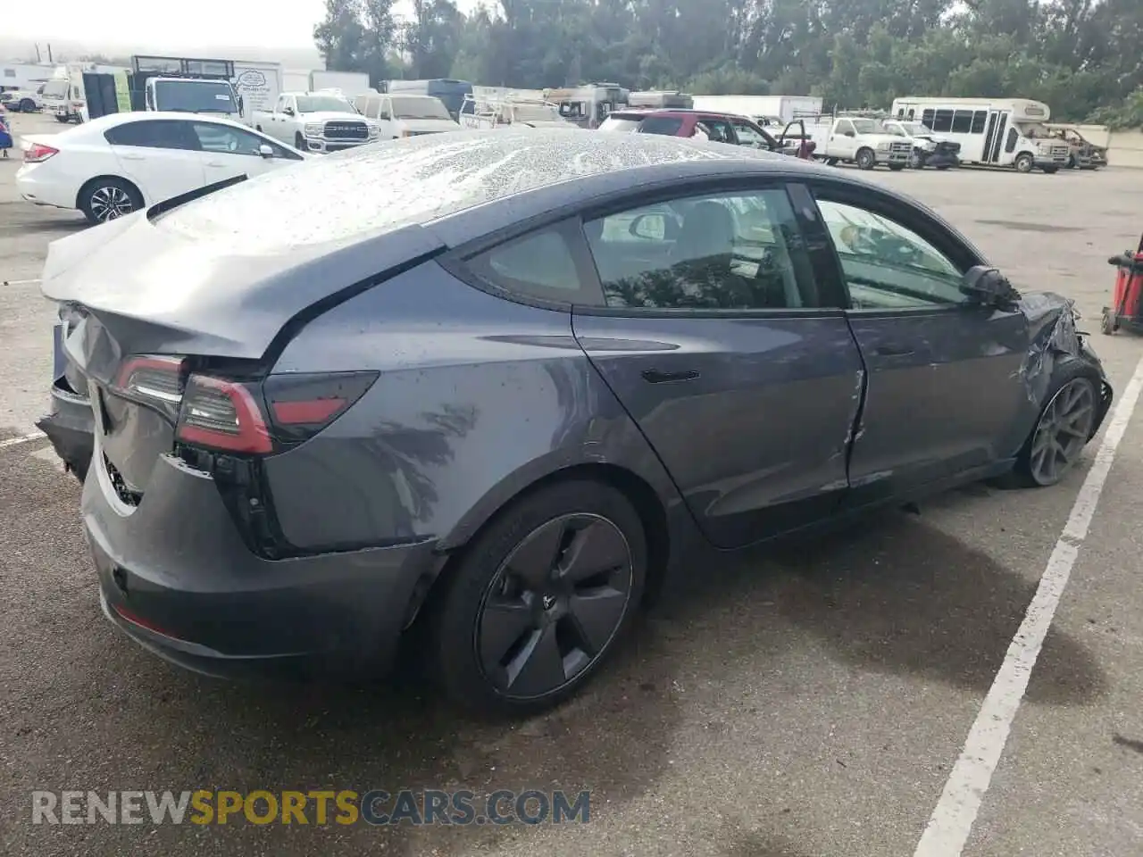 3 Photograph of a damaged car 5YJ3E1EA2PF618809 TESLA MODEL 3 2023
