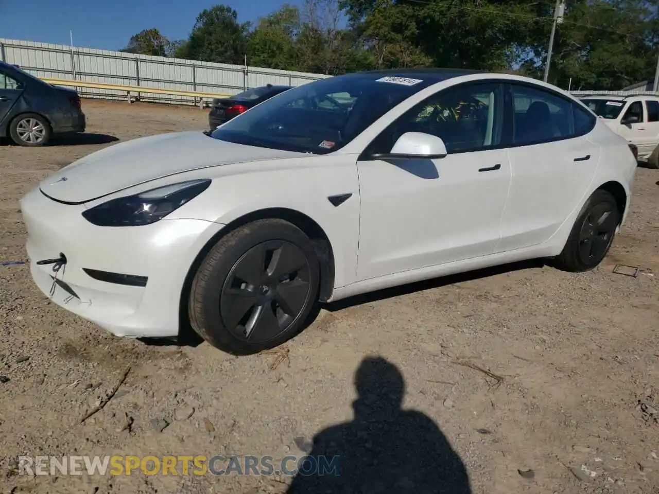 1 Photograph of a damaged car 5YJ3E1EA2PF619166 TESLA MODEL 3 2023