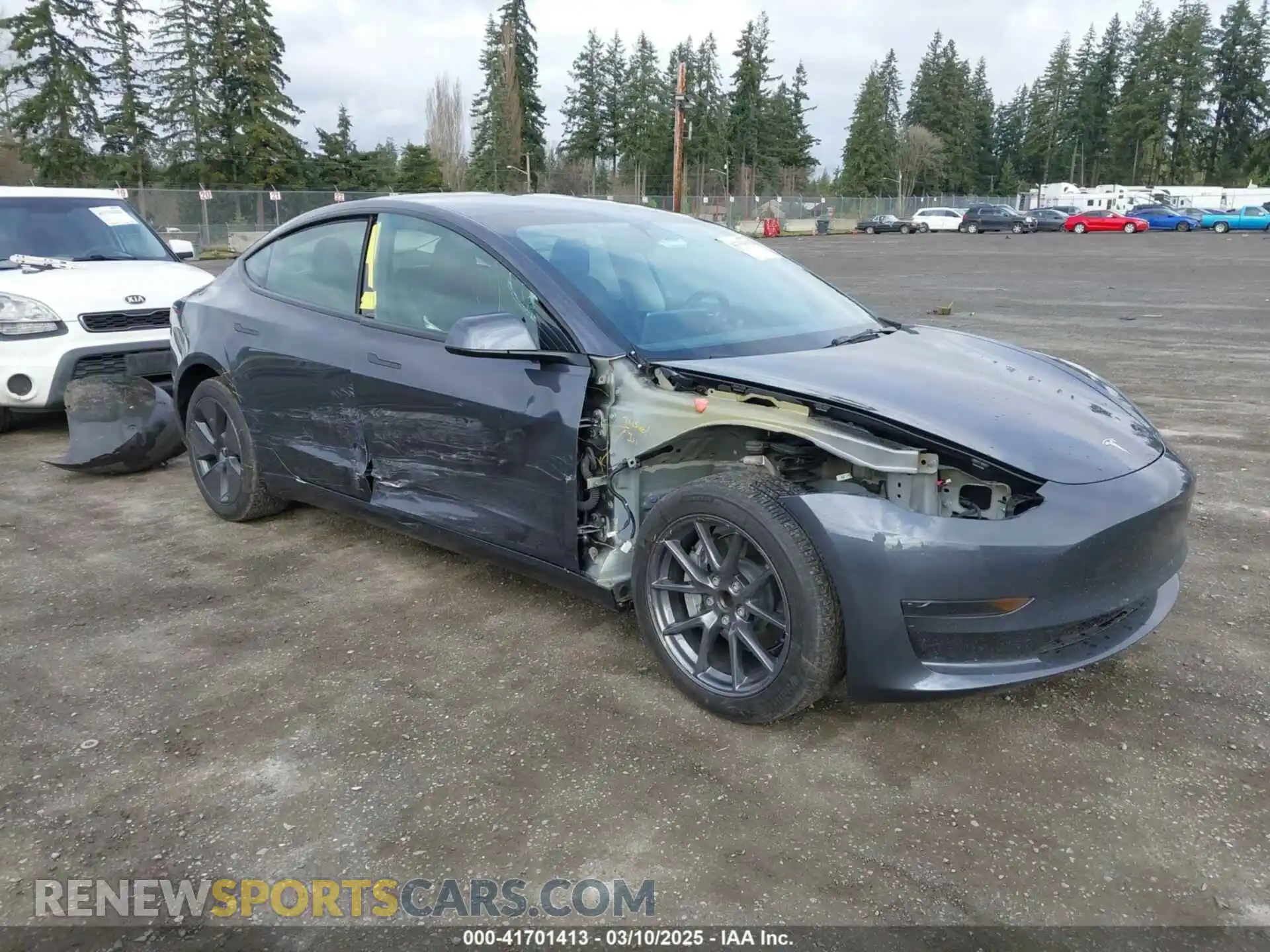 1 Photograph of a damaged car 5YJ3E1EA2PF623217 TESLA MODEL 3 2023