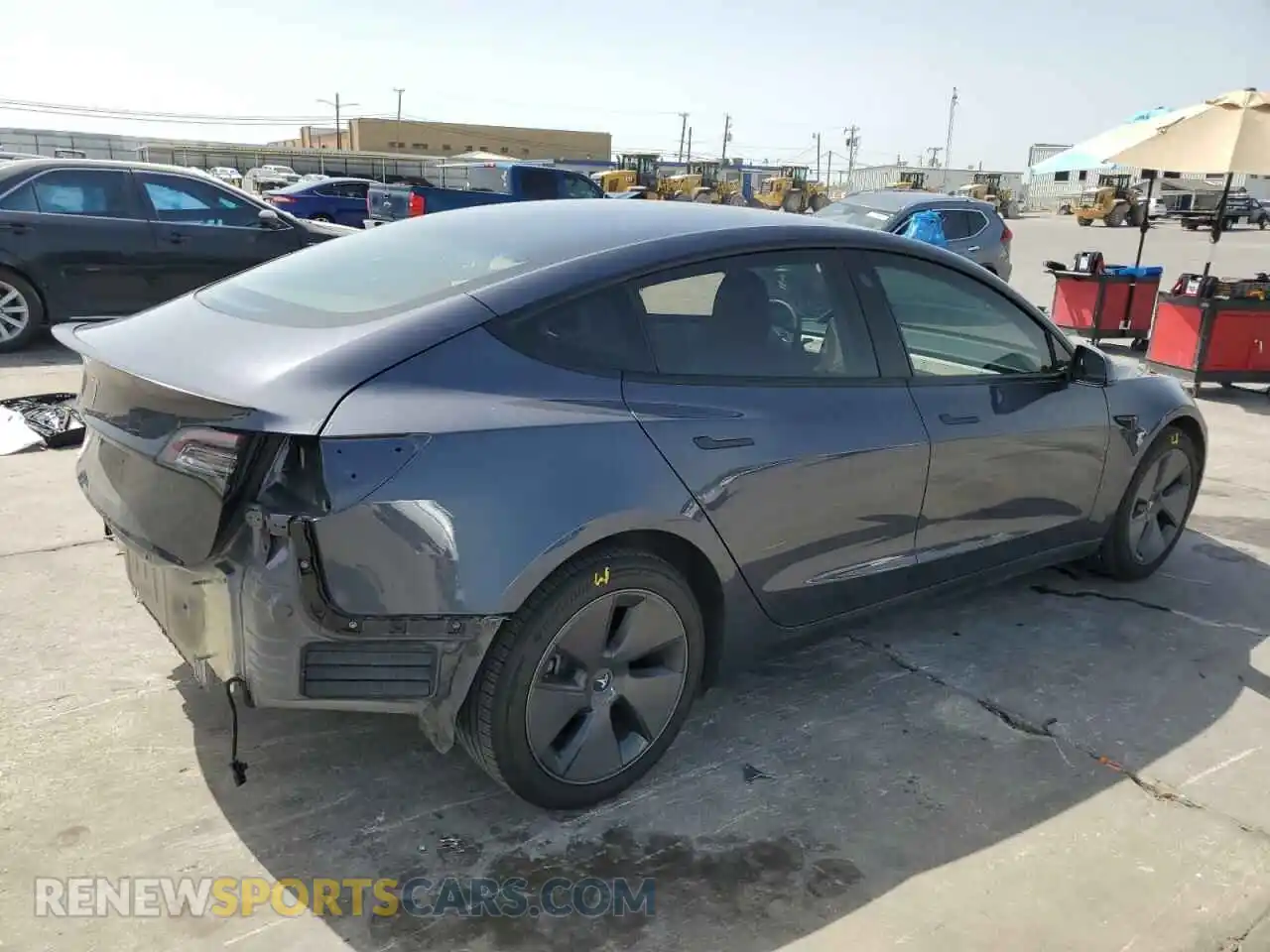 3 Photograph of a damaged car 5YJ3E1EA2PF625565 TESLA MODEL 3 2023