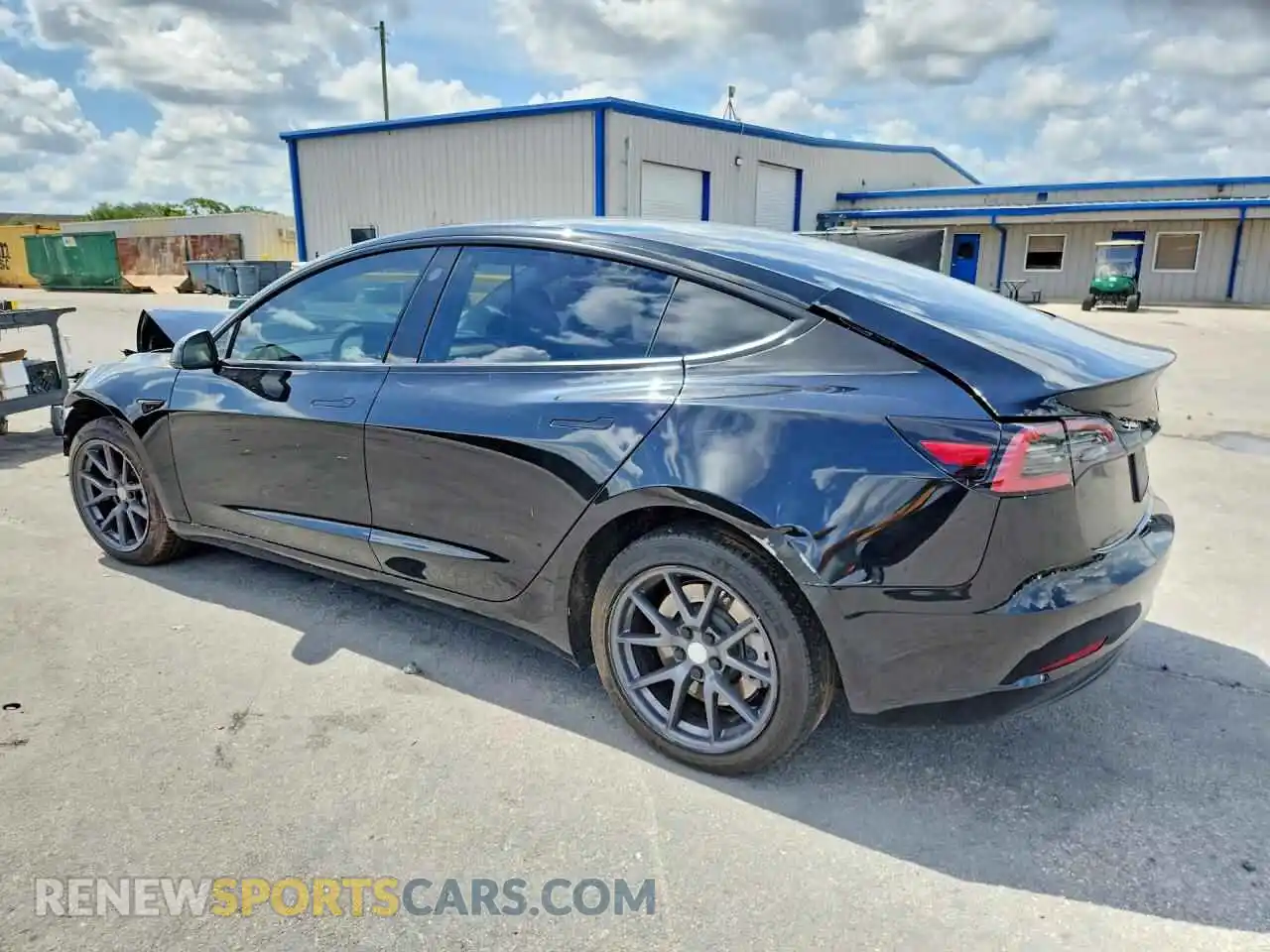2 Photograph of a damaged car 5YJ3E1EA2PF626506 TESLA MODEL 3 2023