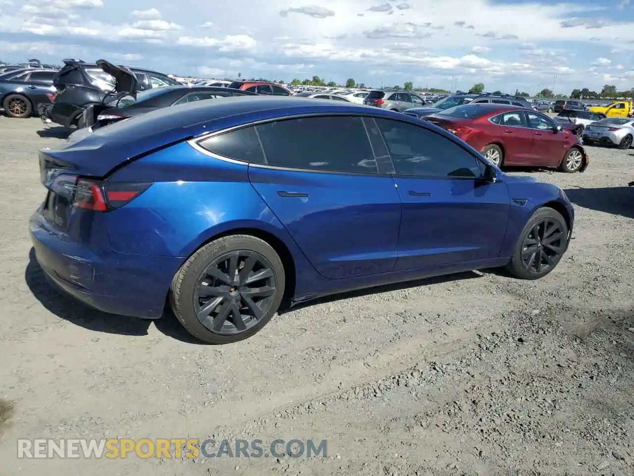 3 Photograph of a damaged car 5YJ3E1EA2PF627302 TESLA MODEL 3 2023