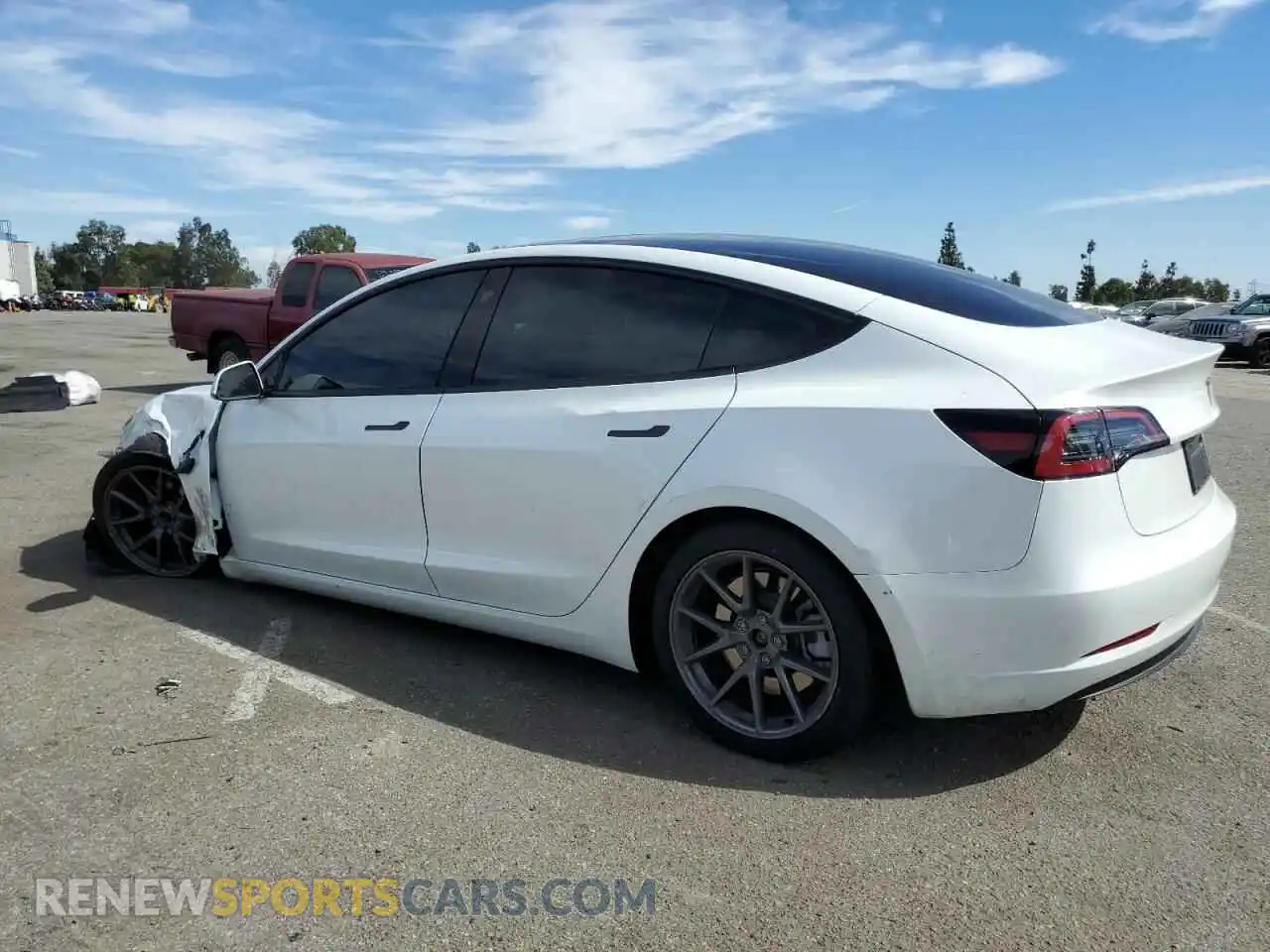 2 Photograph of a damaged car 5YJ3E1EA2PF638042 TESLA MODEL 3 2023