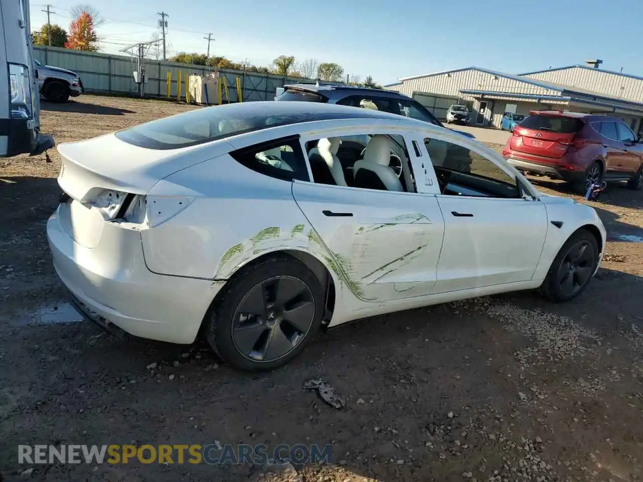 3 Photograph of a damaged car 5YJ3E1EA2PF642186 TESLA MODEL 3 2023