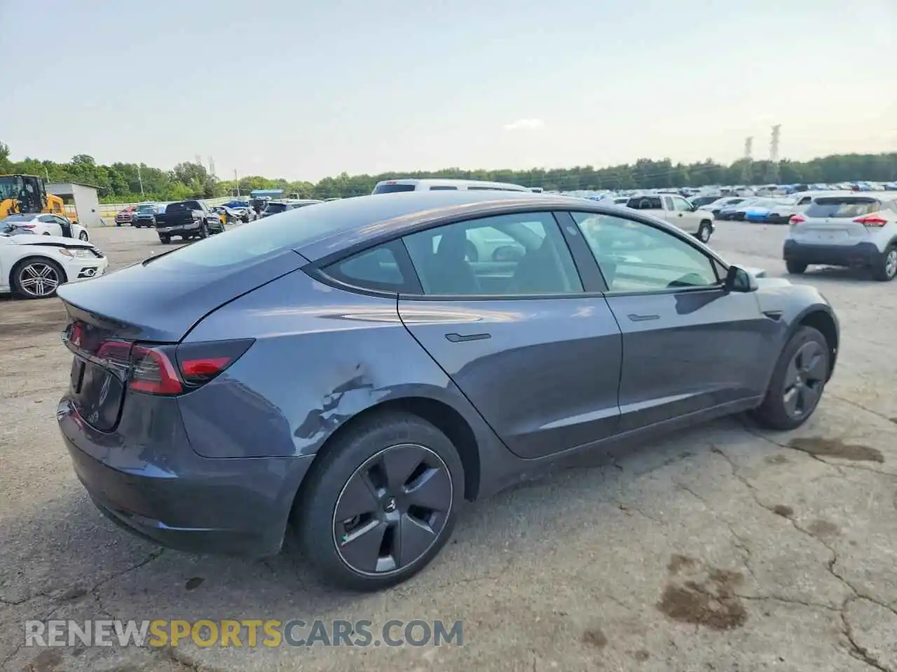 3 Photograph of a damaged car 5YJ3E1EA2PF645153 TESLA MODEL 3 2023