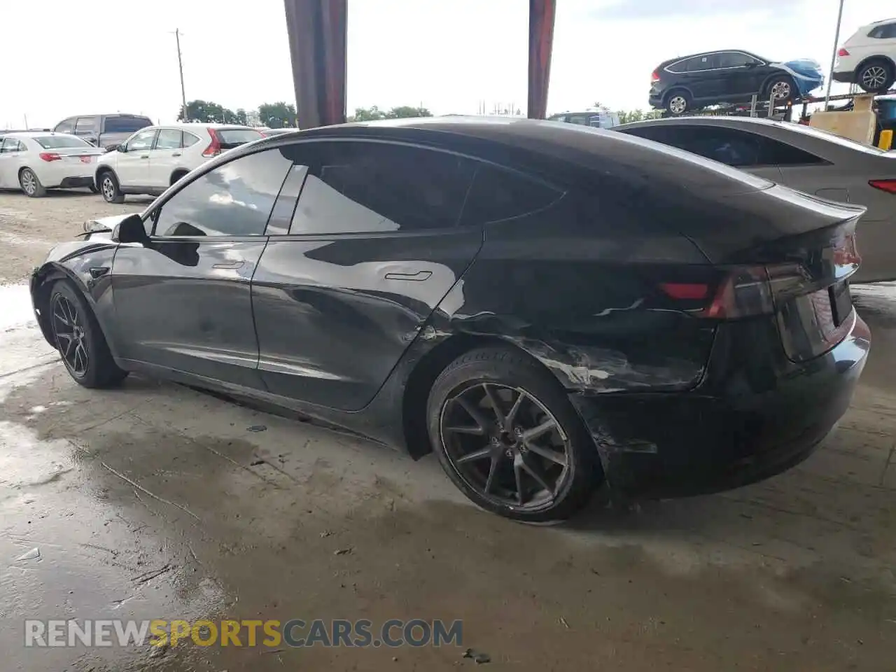 2 Photograph of a damaged car 5YJ3E1EA2PF649476 TESLA MODEL 3 2023
