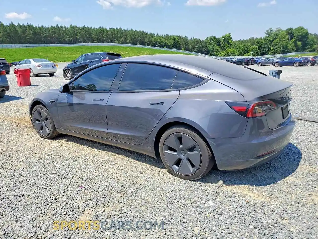 2 Photograph of a damaged car 5YJ3E1EA2PF664110 TESLA MODEL 3 2023