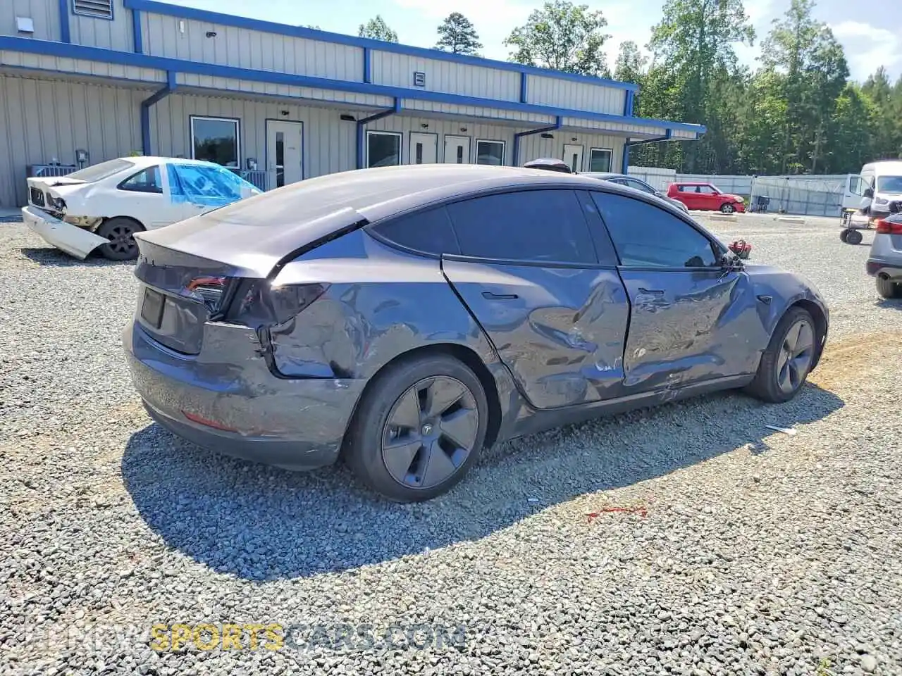 3 Photograph of a damaged car 5YJ3E1EA2PF664110 TESLA MODEL 3 2023