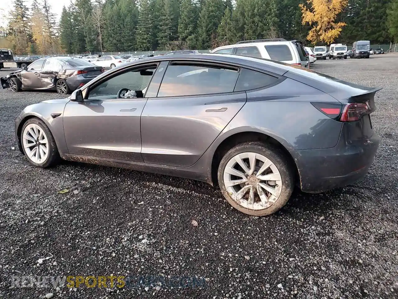 2 Photograph of a damaged car 5YJ3E1EA2PF669047 TESLA MODEL 3 2023