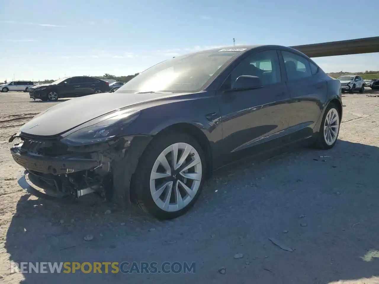 1 Photograph of a damaged car 5YJ3E1EA2PF670117 TESLA MODEL 3 2023