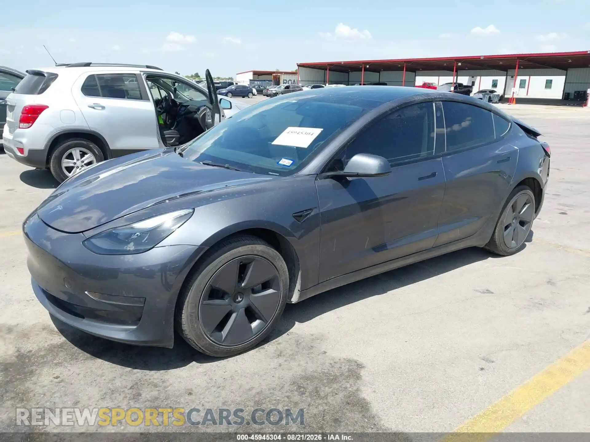 2 Photograph of a damaged car 5YJ3E1EA2PF675401 TESLA MODEL 3 2023