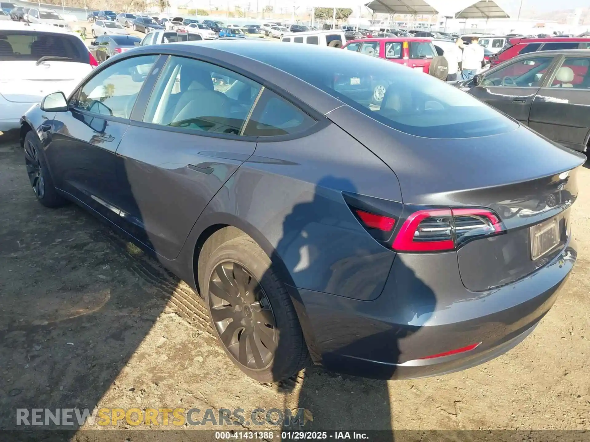 3 Photograph of a damaged car 5YJ3E1EA2PF707618 TESLA MODEL 3 2023