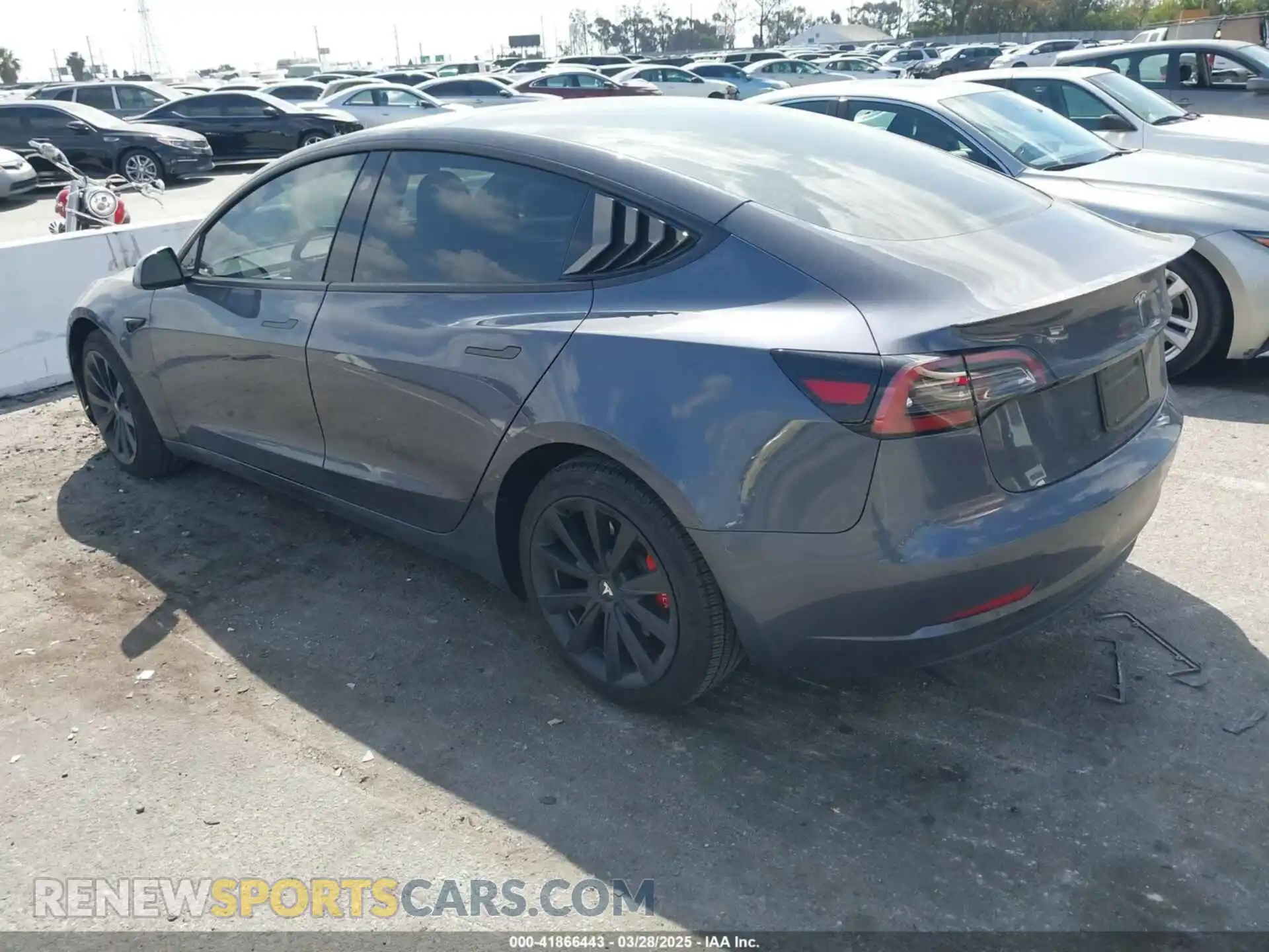 3 Photograph of a damaged car 5YJ3E1EA2PF707893 TESLA MODEL 3 2023