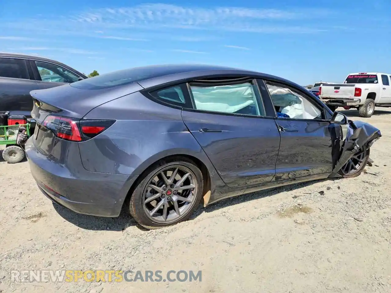 3 Photograph of a damaged car 5YJ3E1EA2PF711538 TESLA MODEL 3 2023