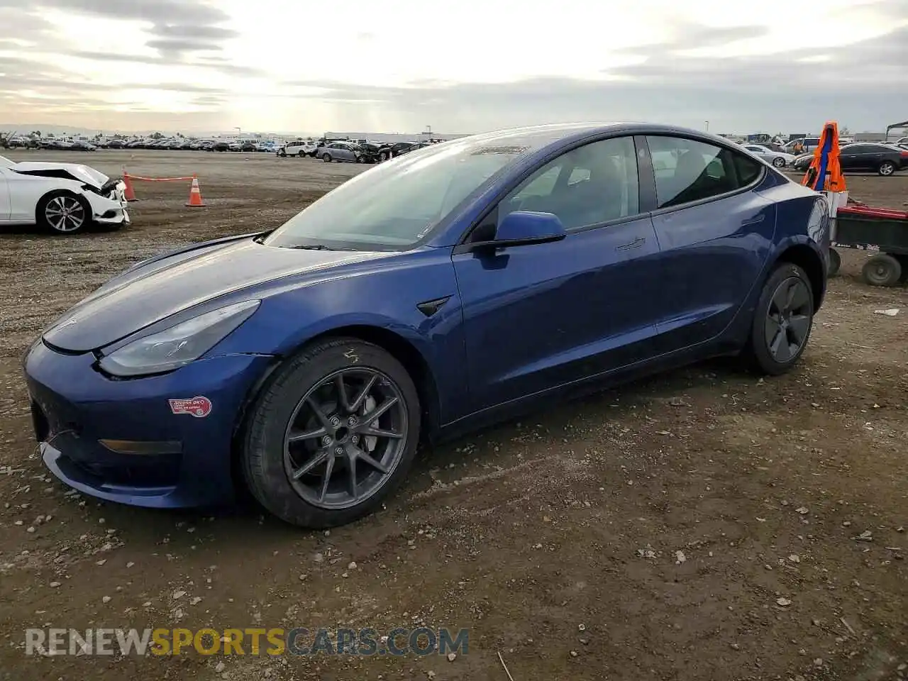 1 Photograph of a damaged car 5YJ3E1EA2PF714150 TESLA MODEL 3 2023
