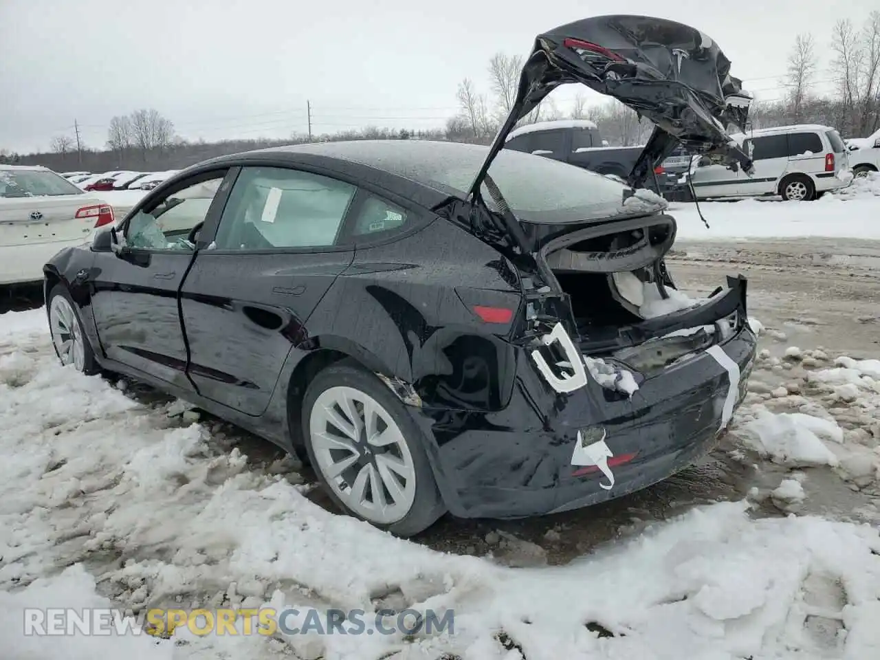 2 Photograph of a damaged car 5YJ3E1EA3PF382817 TESLA MODEL 3 2023