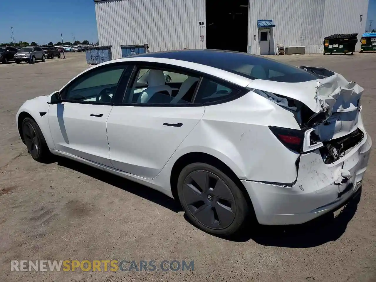 2 Photograph of a damaged car 5YJ3E1EA3PF383417 TESLA MODEL 3 2023