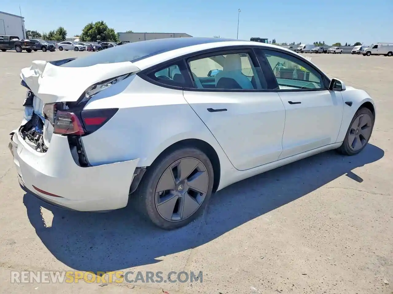 3 Photograph of a damaged car 5YJ3E1EA3PF383417 TESLA MODEL 3 2023