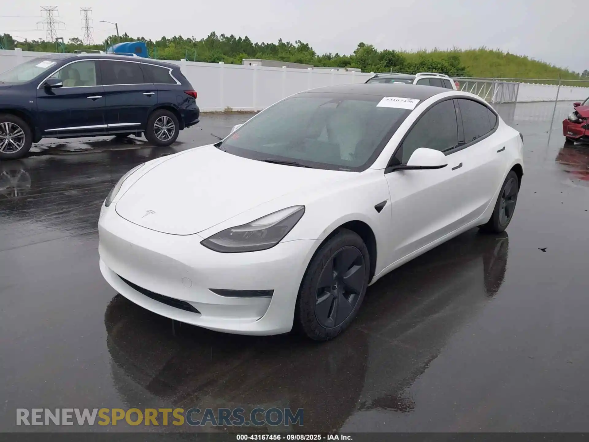 2 Photograph of a damaged car 5YJ3E1EA3PF394675 TESLA MODEL 3 2023