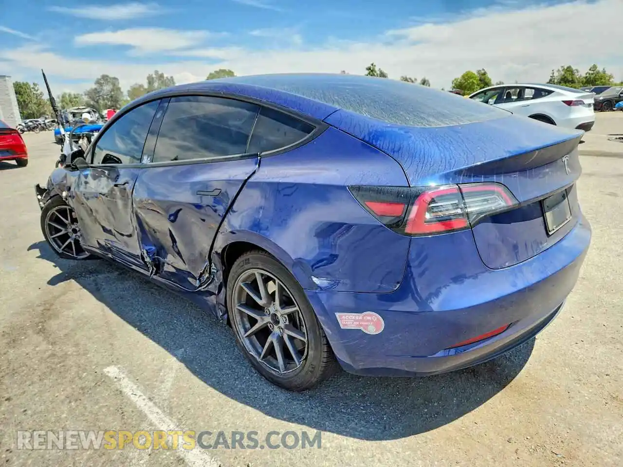 2 Photograph of a damaged car 5YJ3E1EA3PF432261 TESLA MODEL 3 2023