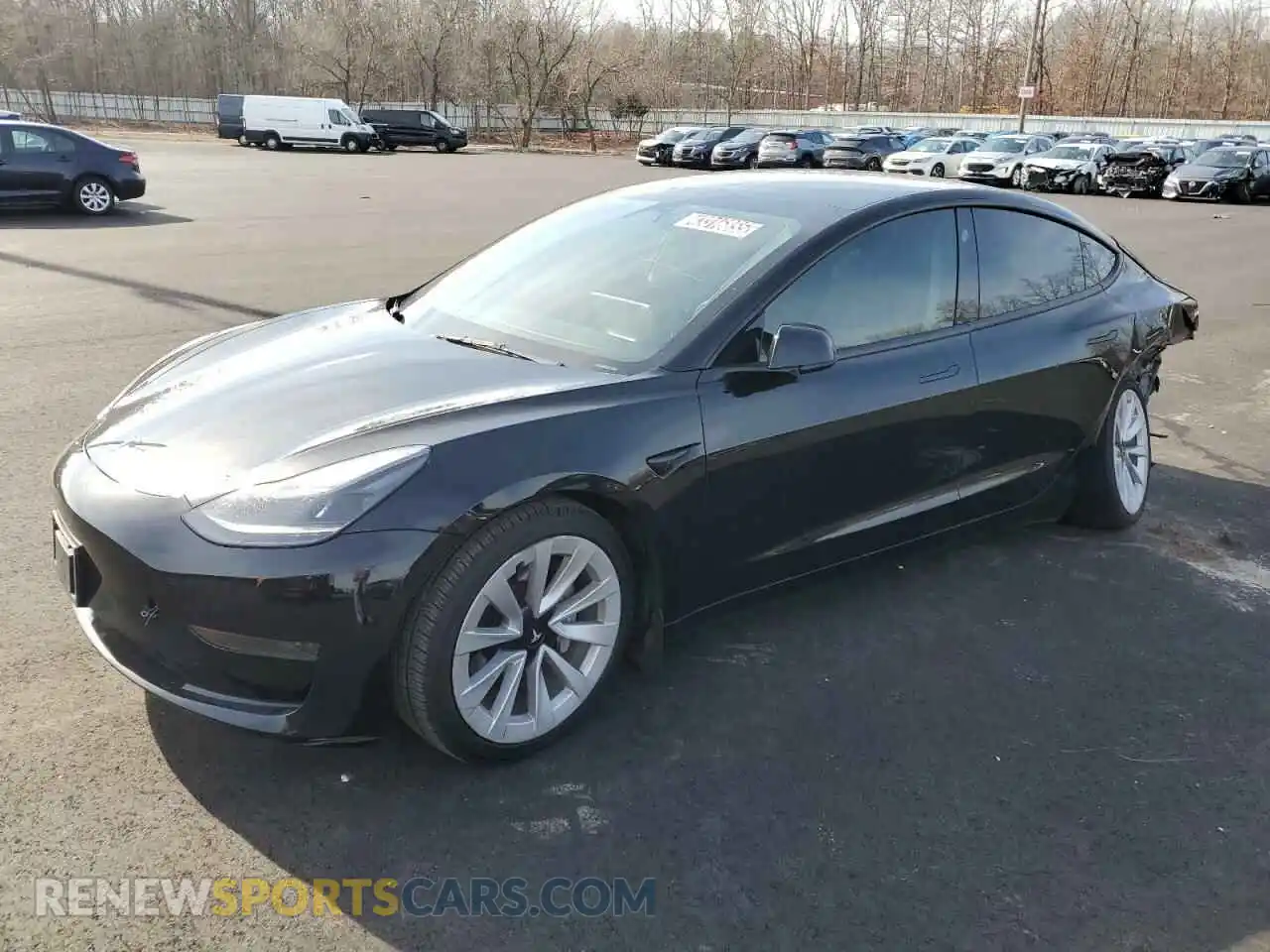 1 Photograph of a damaged car 5YJ3E1EA3PF436276 TESLA MODEL 3 2023