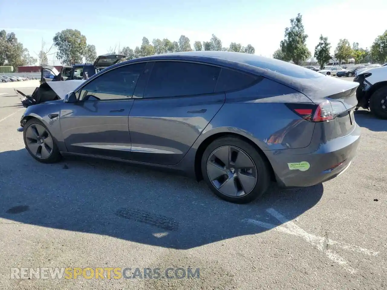 2 Фотография поврежденного автомобиля 5YJ3E1EA3PF438075 TESLA MODEL 3 2023