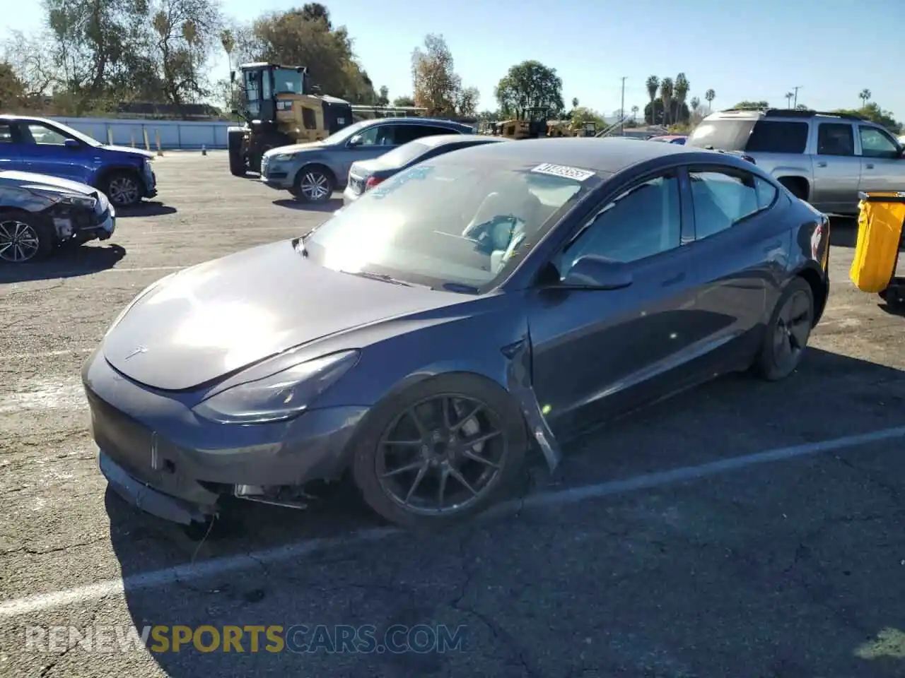1 Photograph of a damaged car 5YJ3E1EA3PF447004 TESLA MODEL 3 2023