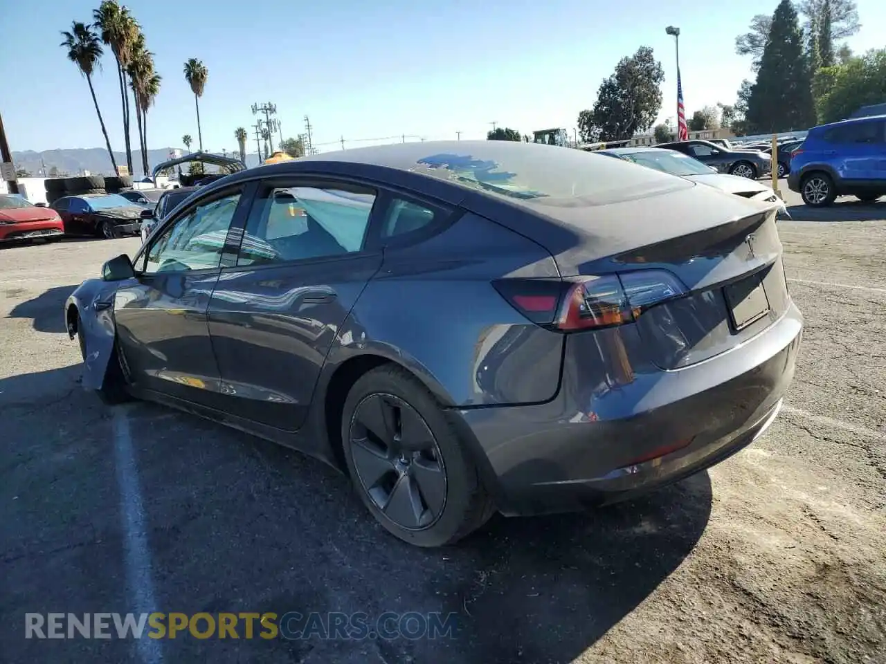2 Photograph of a damaged car 5YJ3E1EA3PF447004 TESLA MODEL 3 2023