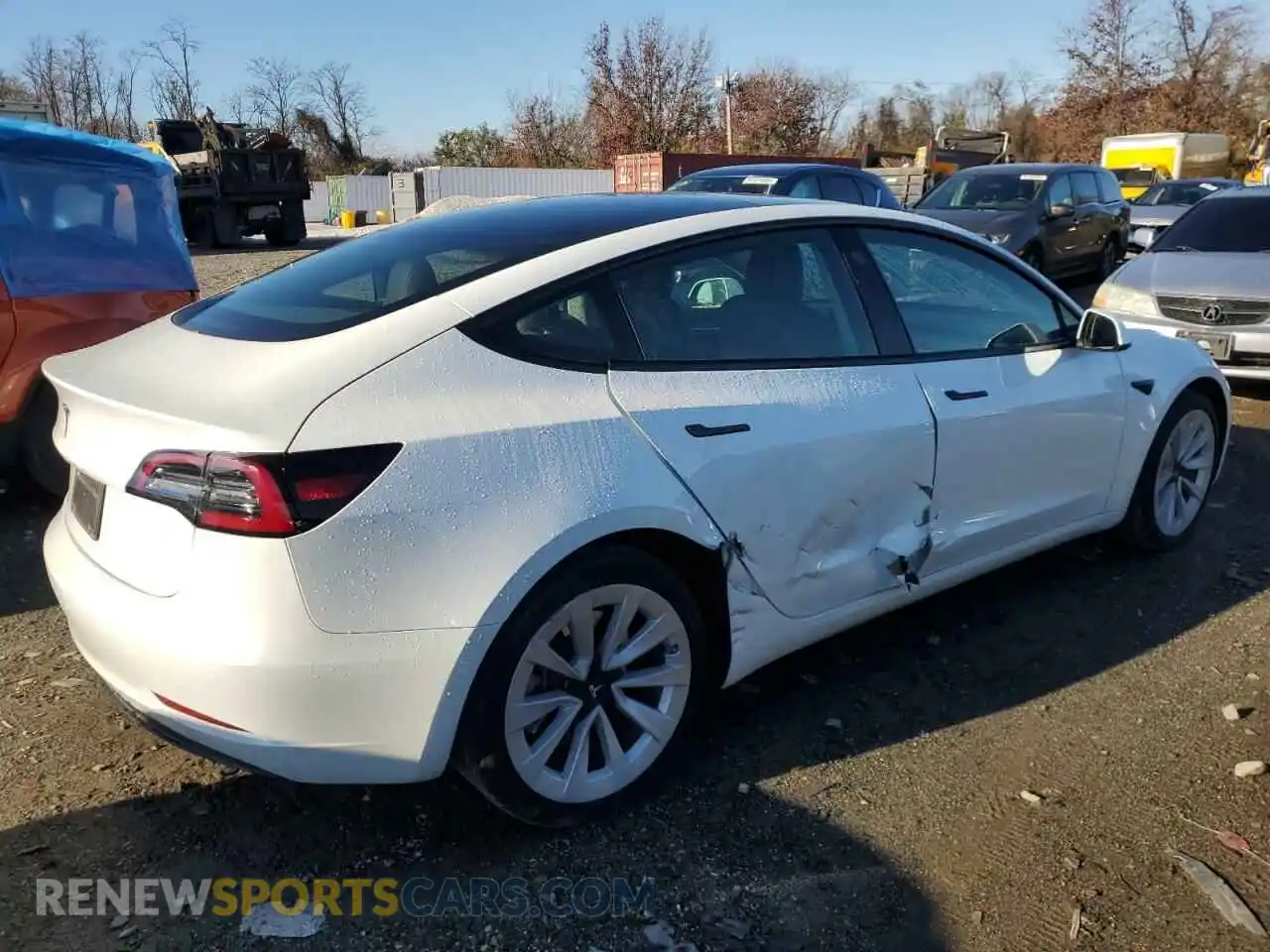 3 Photograph of a damaged car 5YJ3E1EA3PF450677 TESLA MODEL 3 2023