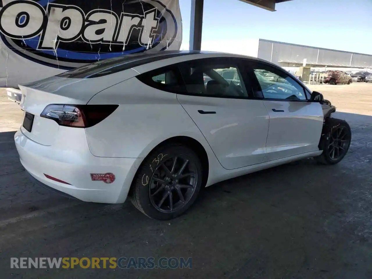 3 Photograph of a damaged car 5YJ3E1EA3PF453790 TESLA MODEL 3 2023