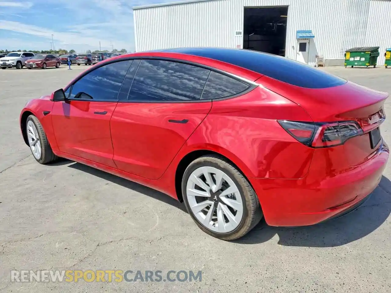 2 fotografías del automóvil dañado 5YJ3E1EA3PF461890 TESLA MODEL 3 2023