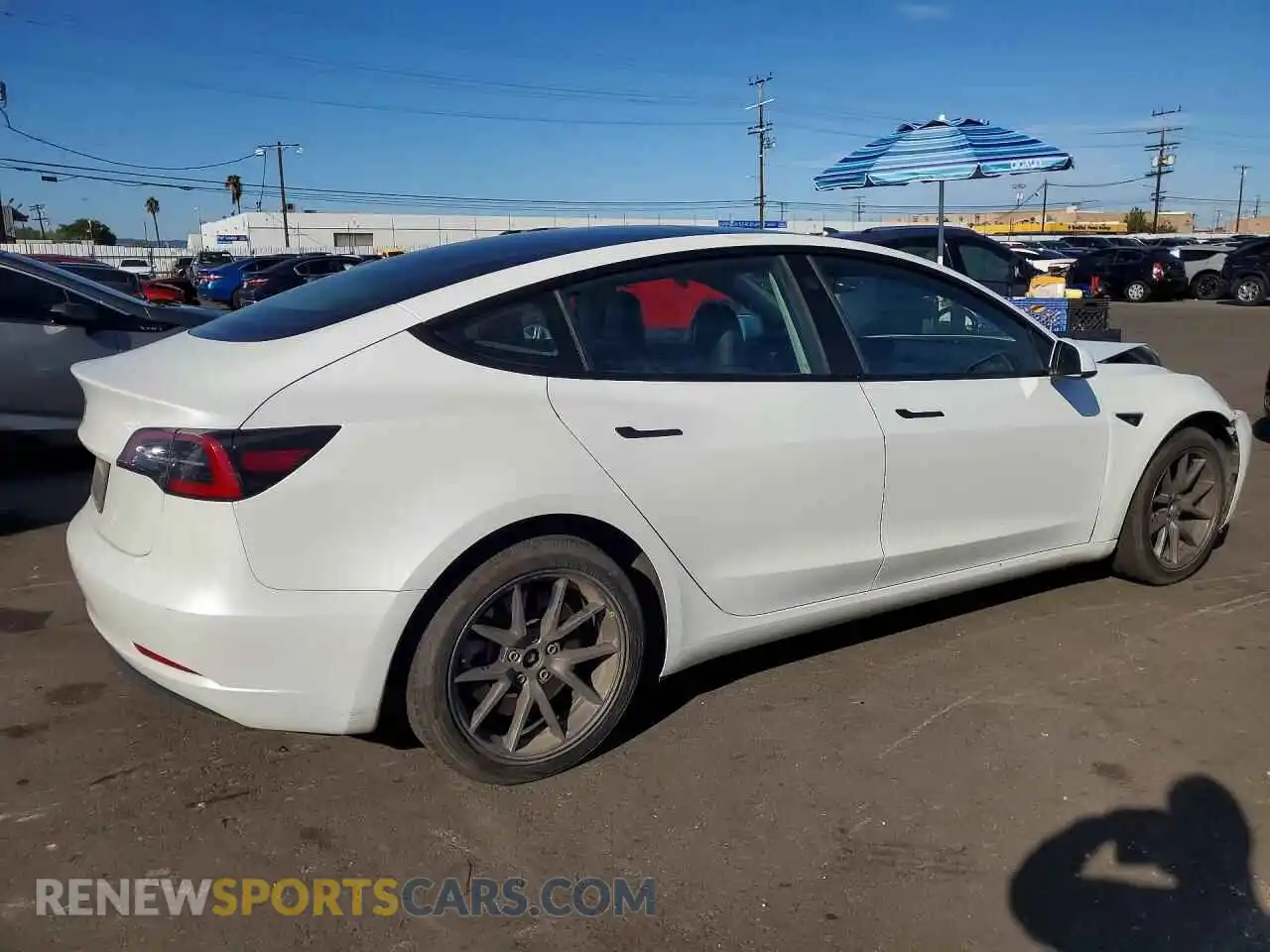 3 Photograph of a damaged car 5YJ3E1EA3PF482559 TESLA MODEL 3 2023