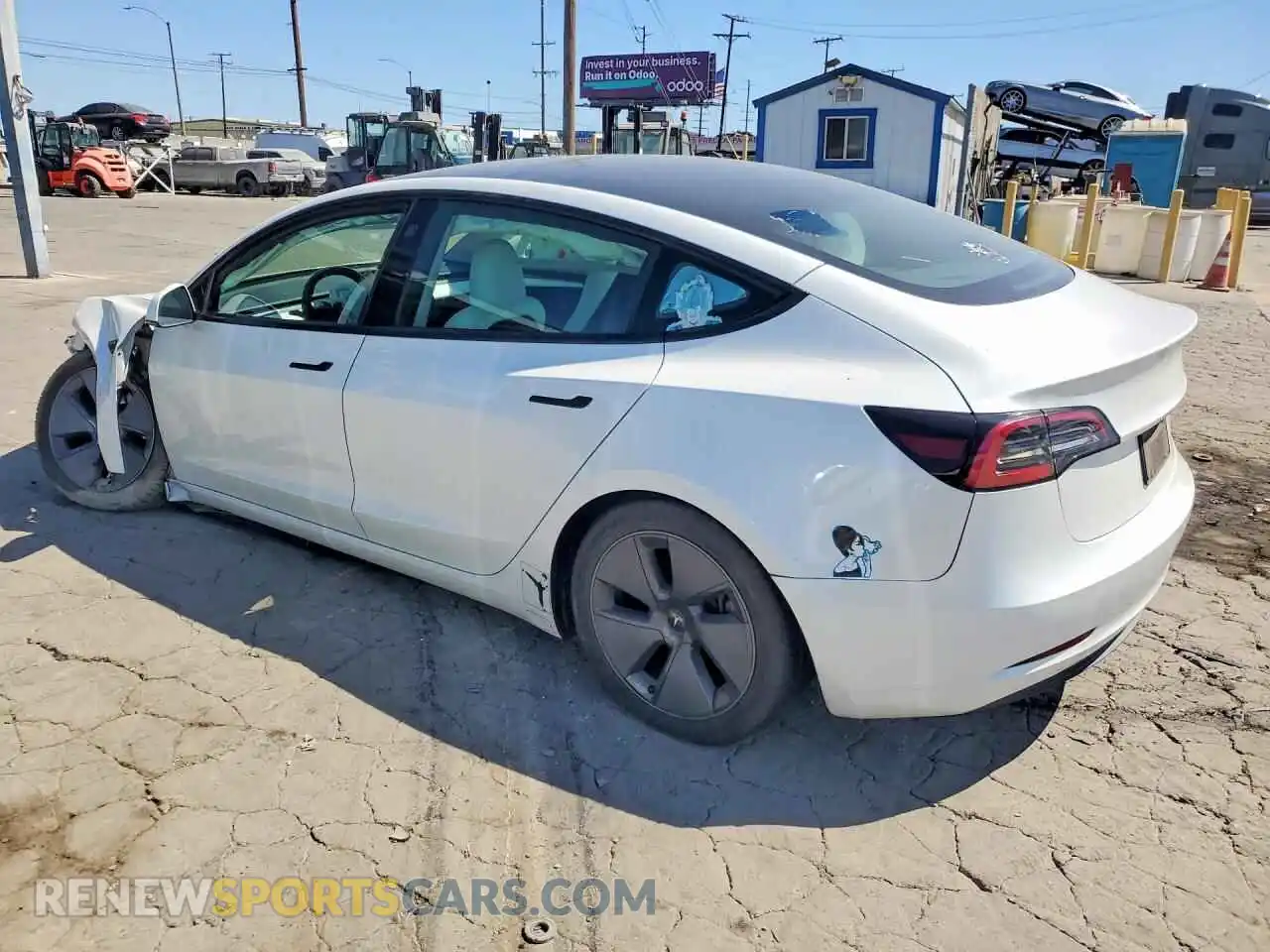 2 Photograph of a damaged car 5YJ3E1EA3PF513227 TESLA MODEL 3 2023