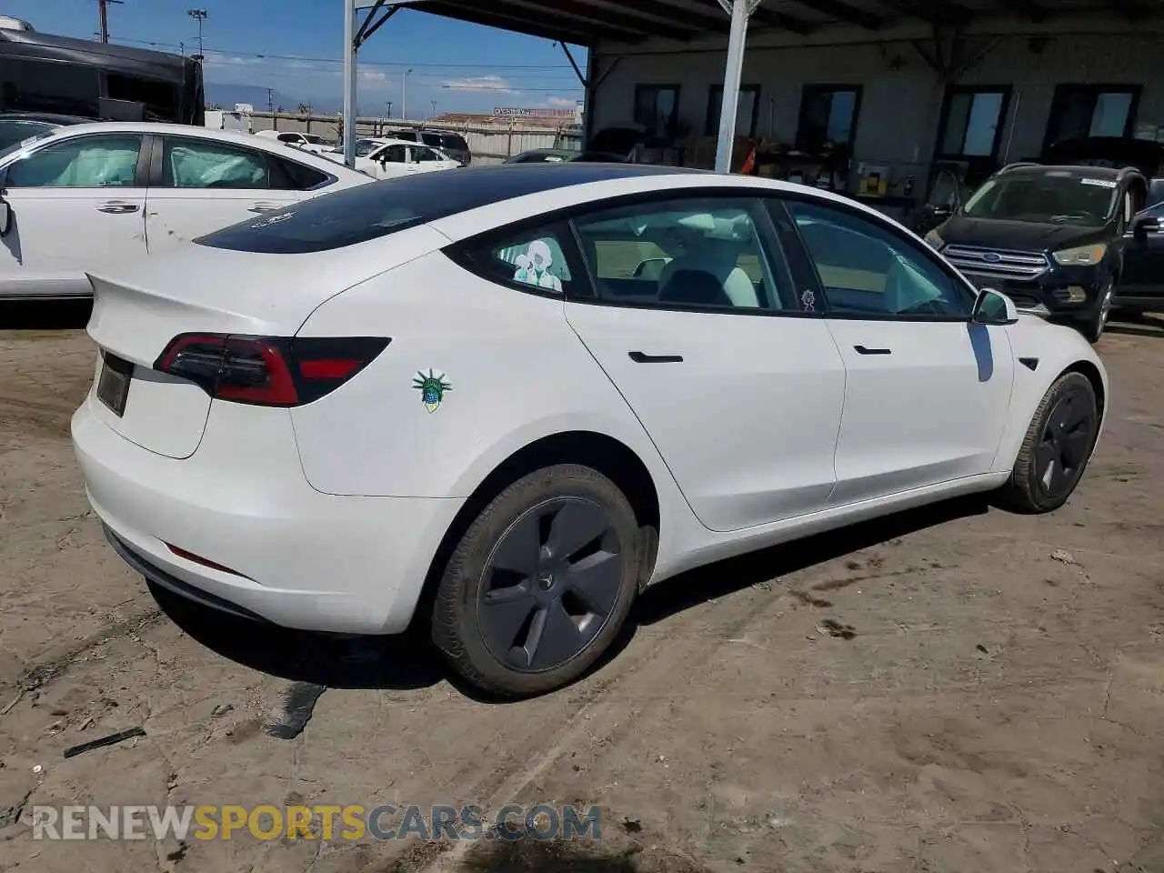 3 Photograph of a damaged car 5YJ3E1EA3PF513227 TESLA MODEL 3 2023