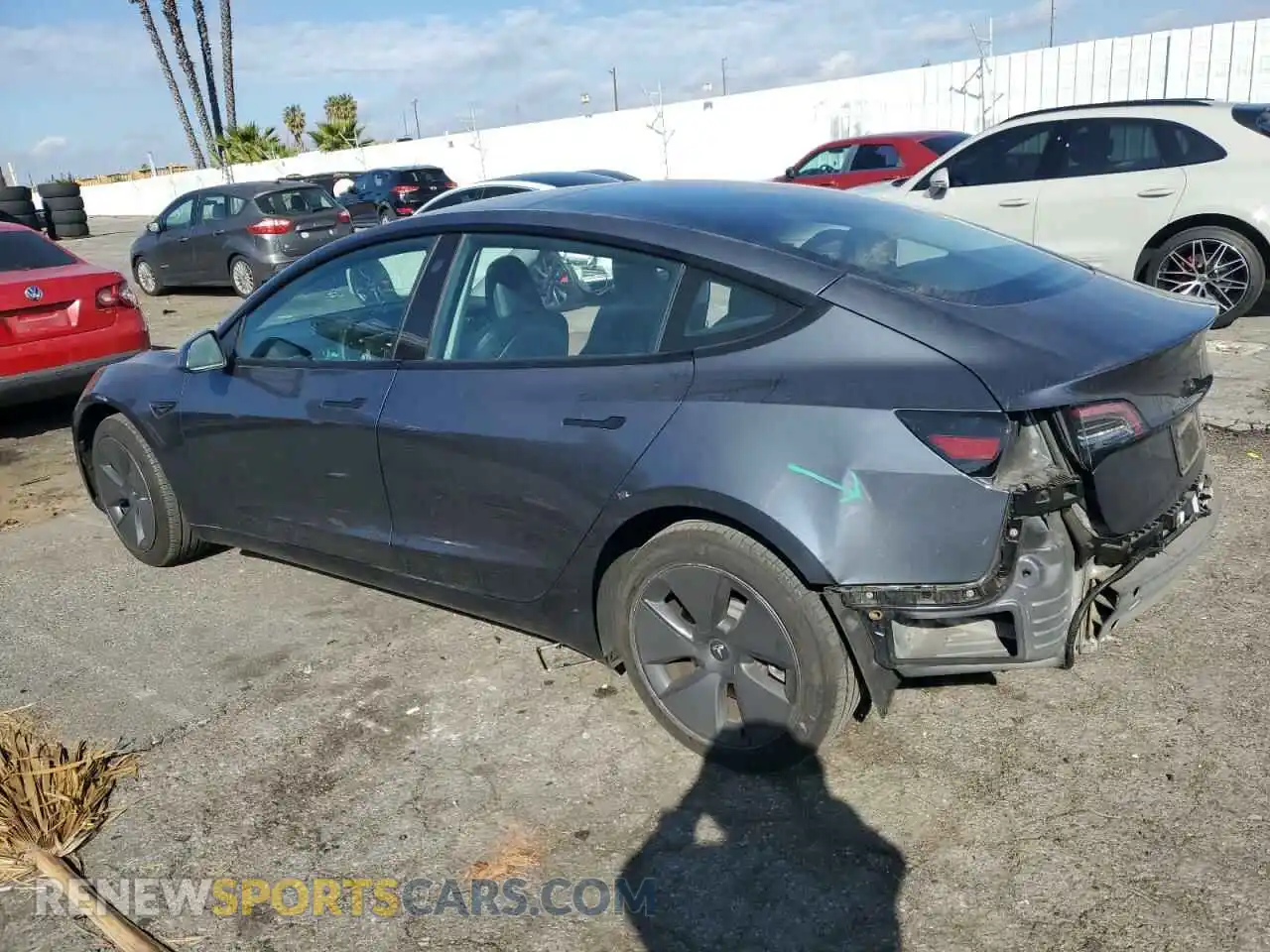 2 Photograph of a damaged car 5YJ3E1EA3PF541593 TESLA MODEL 3 2023