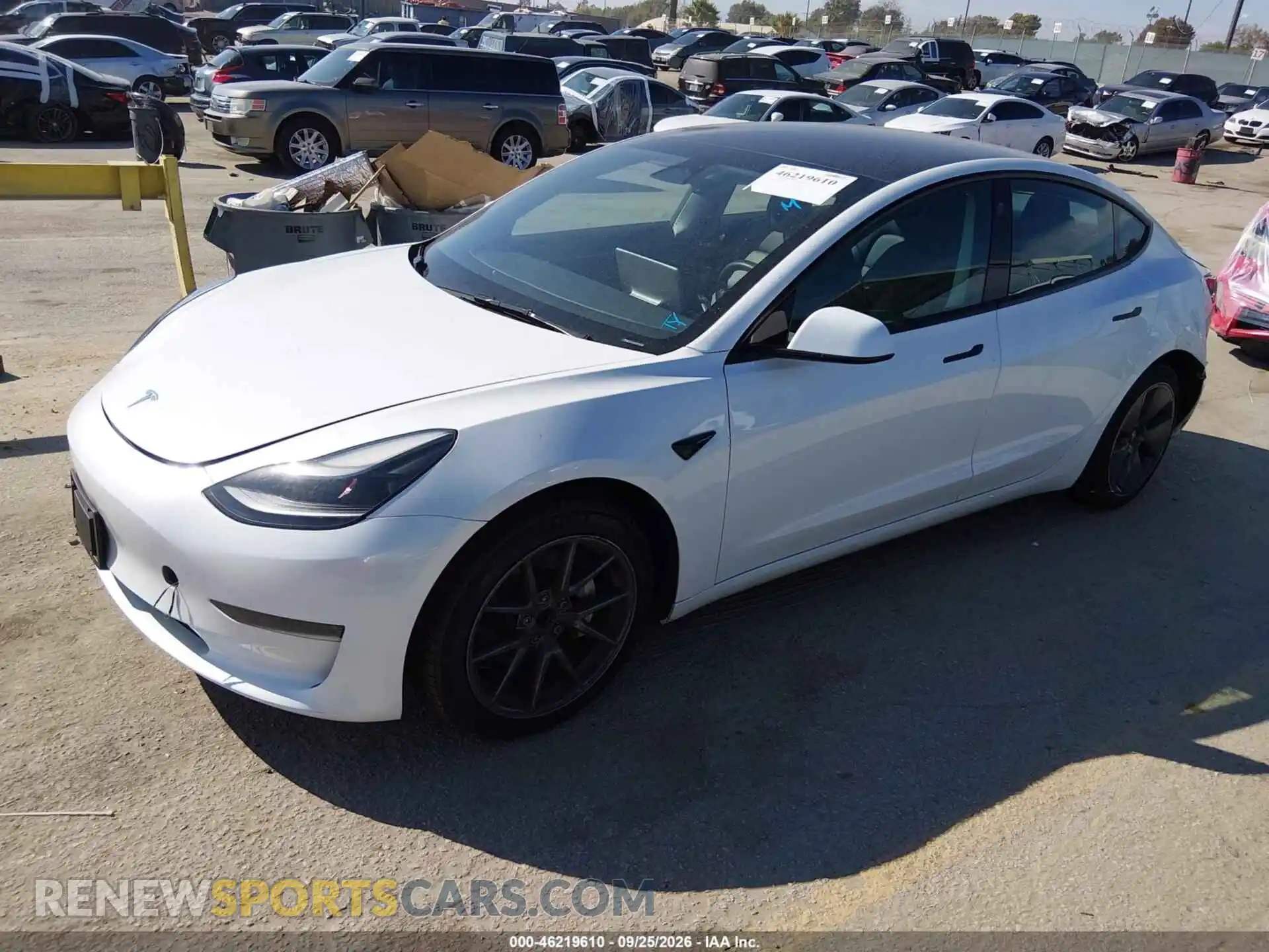 2 Photograph of a damaged car 5YJ3E1EA3PF543697 TESLA MODEL 3 2023