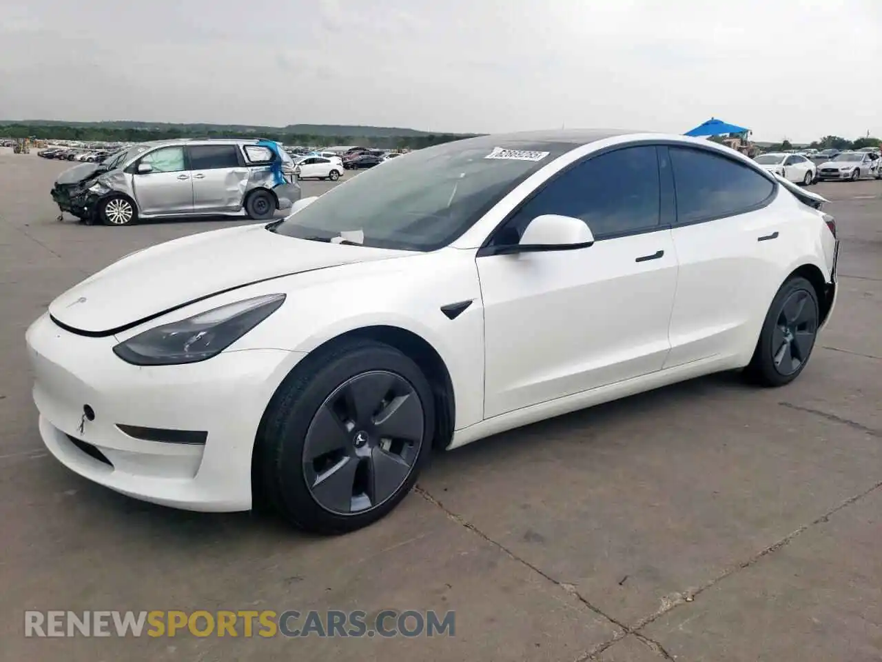 1 Photograph of a damaged car 5YJ3E1EA3PF554084 TESLA MODEL 3 2023