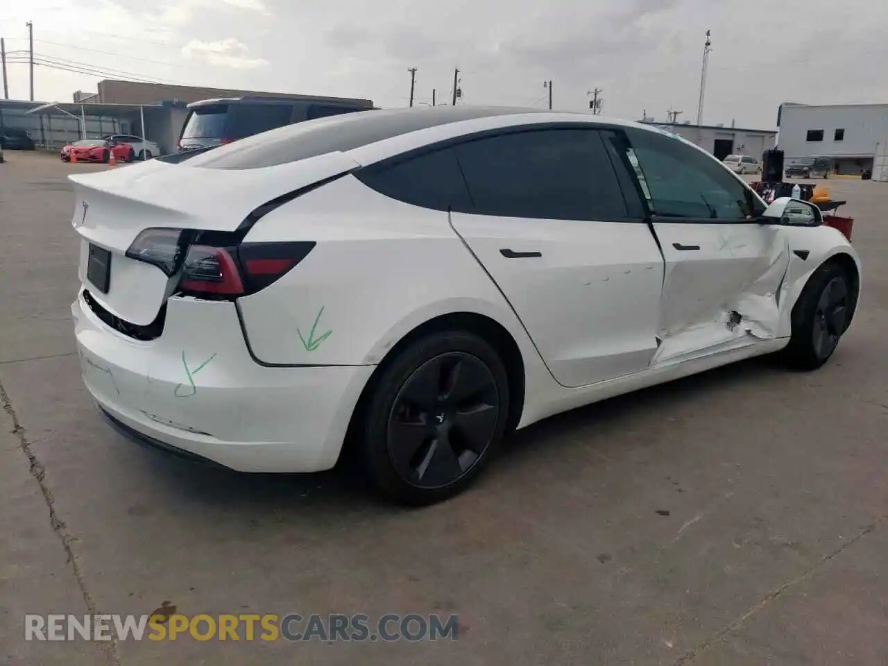 3 Photograph of a damaged car 5YJ3E1EA3PF554084 TESLA MODEL 3 2023
