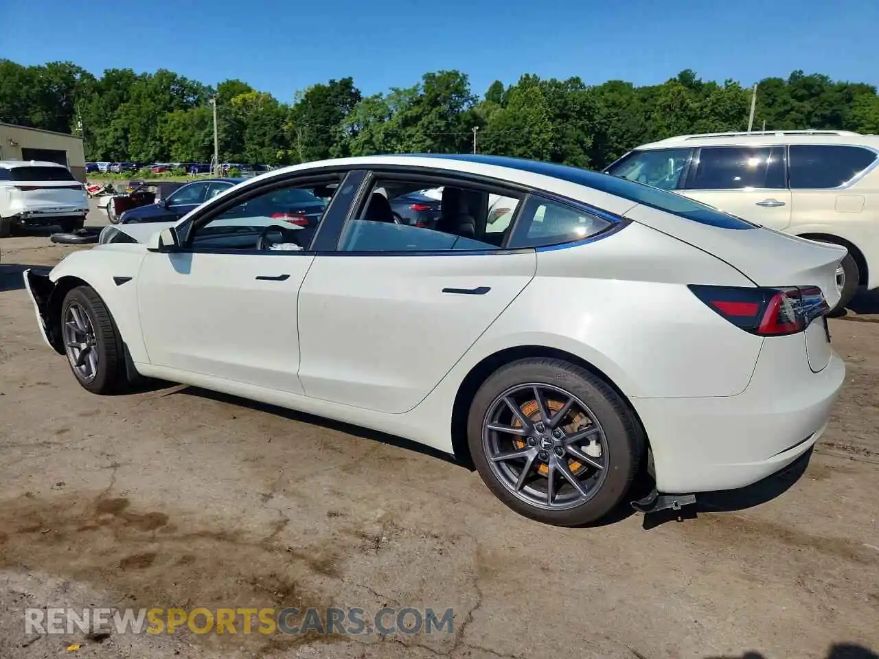 2 Photograph of a damaged car 5YJ3E1EA3PF575744 TESLA MODEL 3 2023