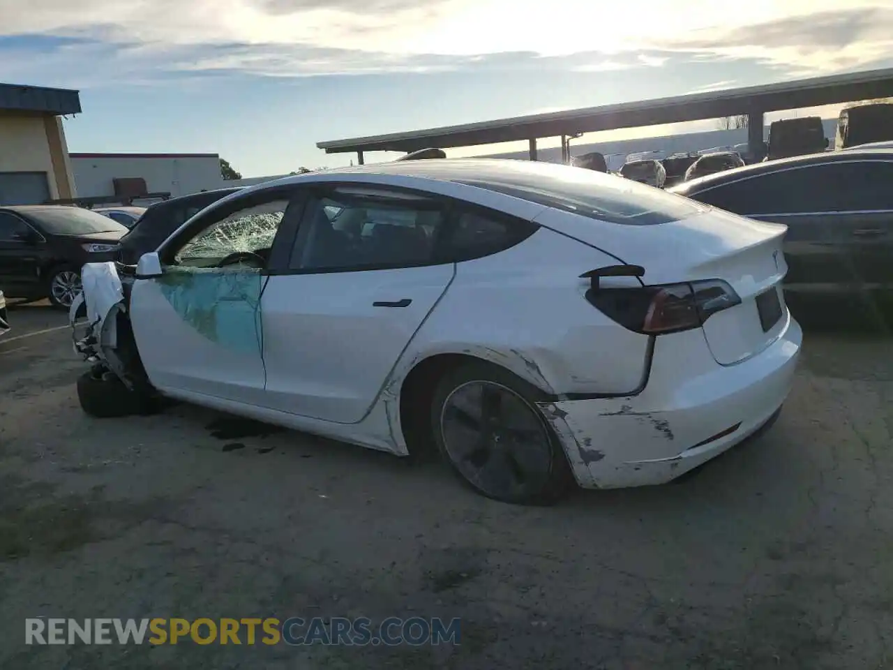 2 Photograph of a damaged car 5YJ3E1EA3PF575825 TESLA MODEL 3 2023