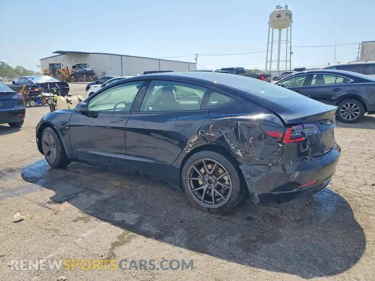 2 Photograph of a damaged car 5YJ3E1EA3PF578191 TESLA MODEL 3 2023