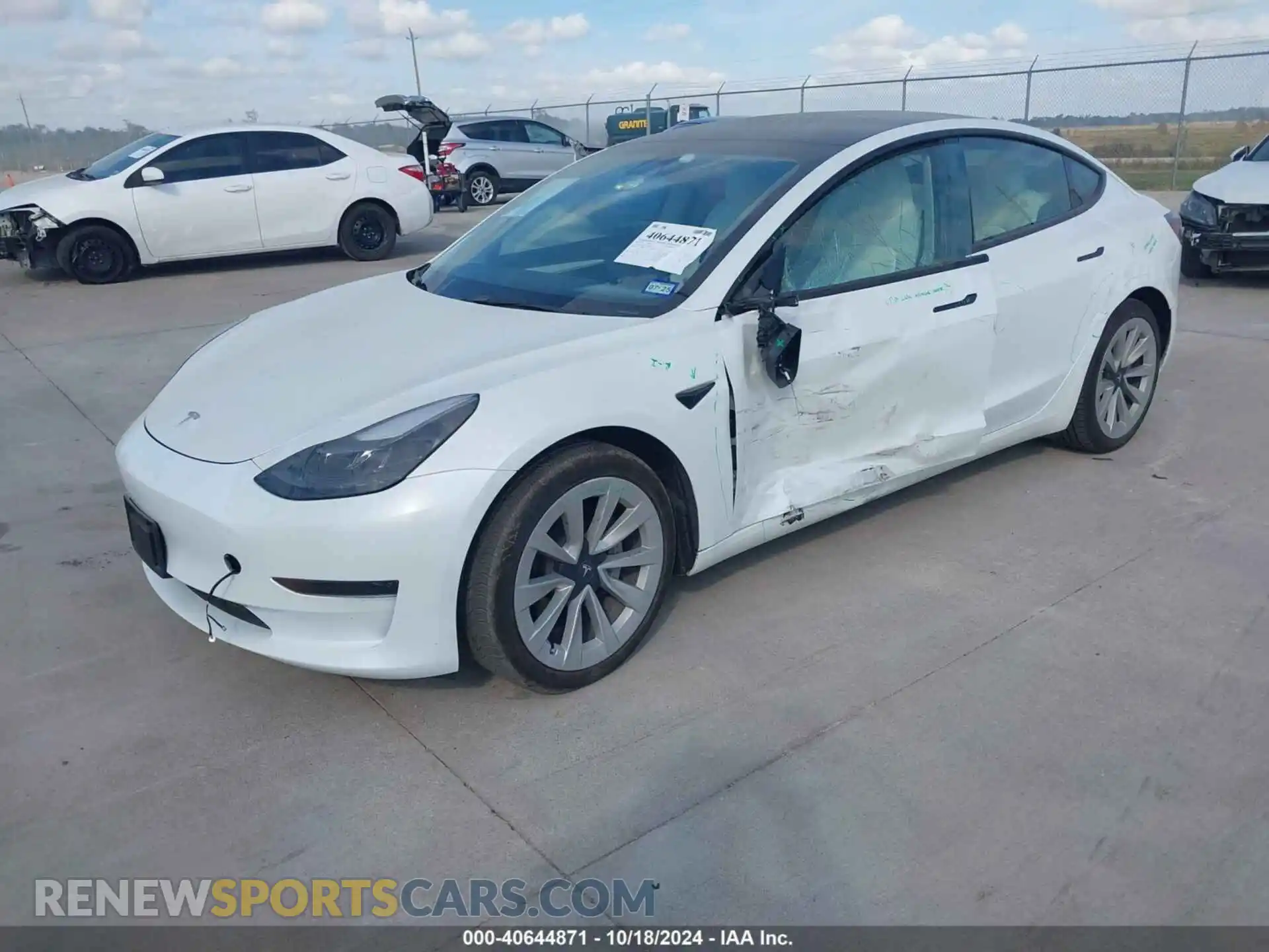 2 Photograph of a damaged car 5YJ3E1EA3PF584900 TESLA MODEL 3 2023