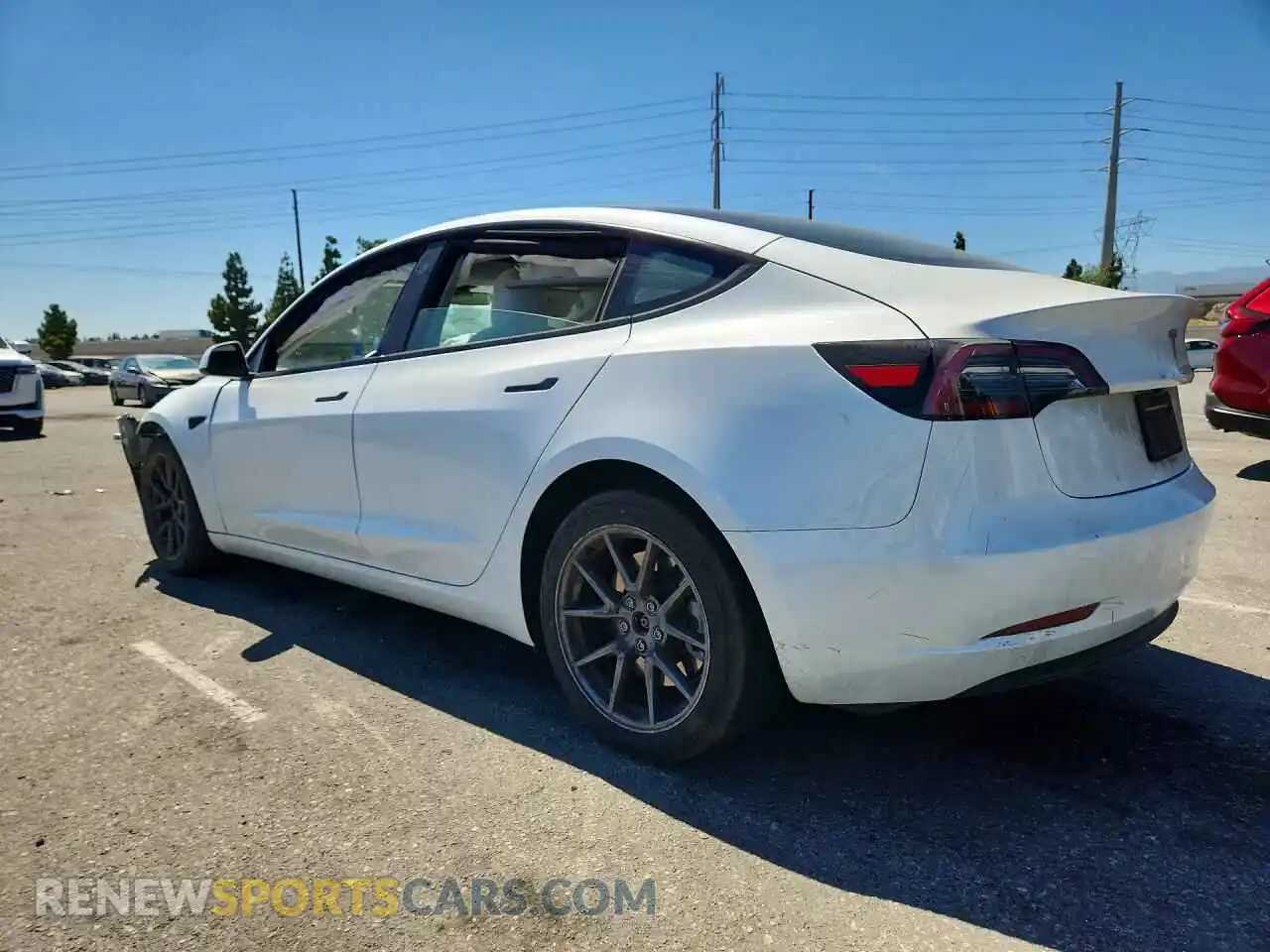 2 fotografías del automóvil dañado 5YJ3E1EA3PF585464 TESLA MODEL 3 2023