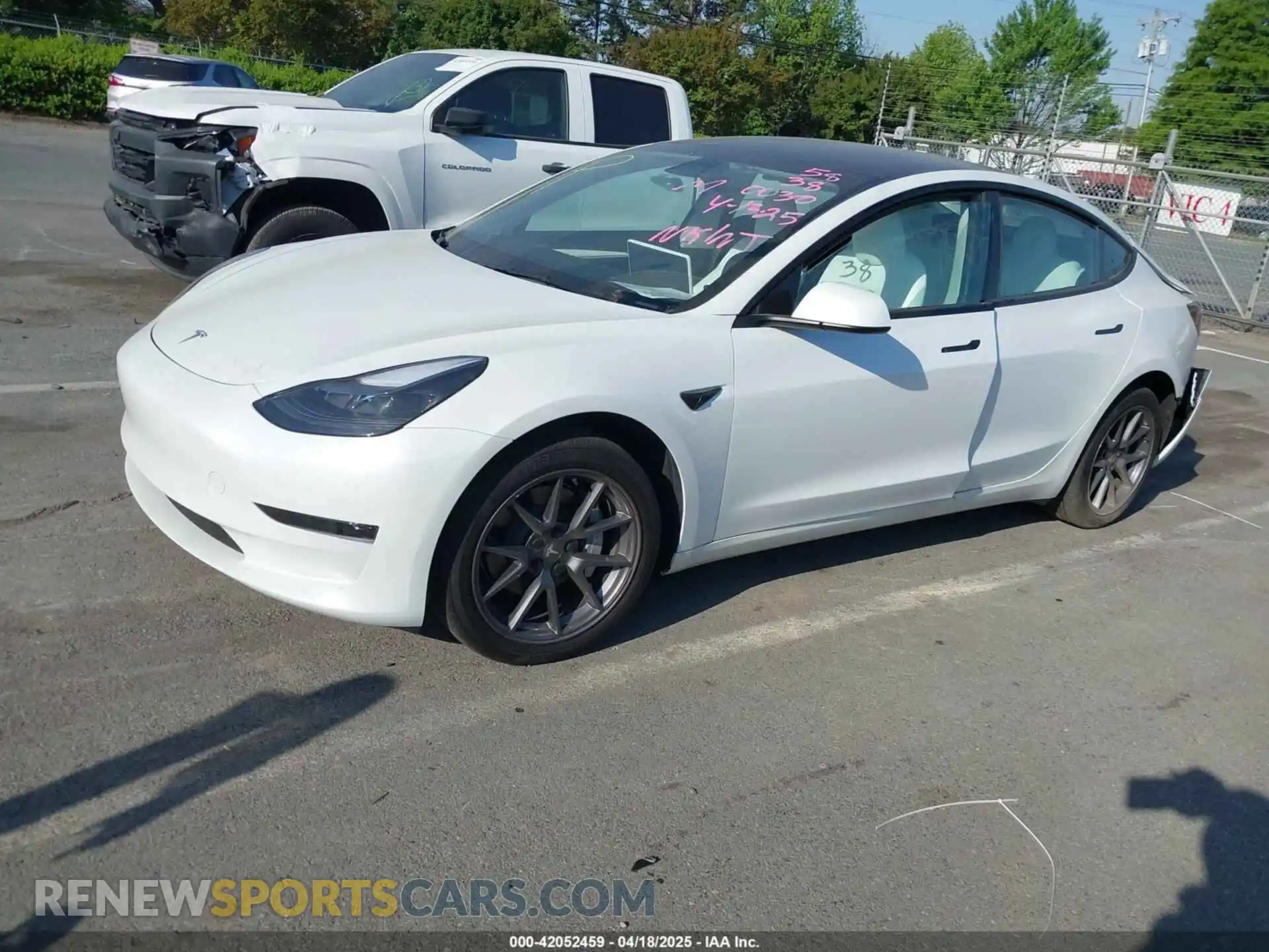 2 Photograph of a damaged car 5YJ3E1EA3PF600030 TESLA MODEL 3 2023
