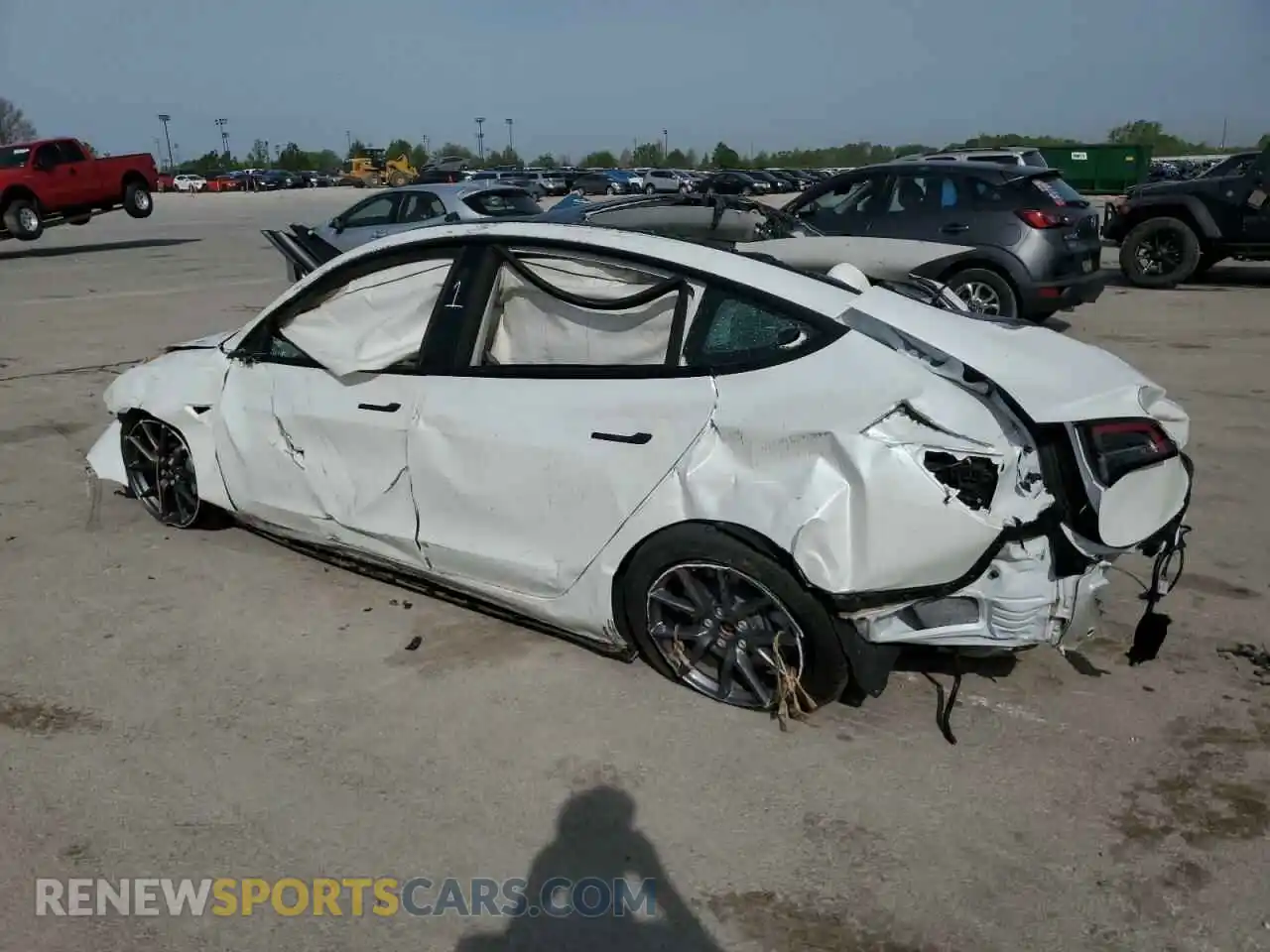 2 Photograph of a damaged car 5YJ3E1EA3PF608032 TESLA MODEL 3 2023