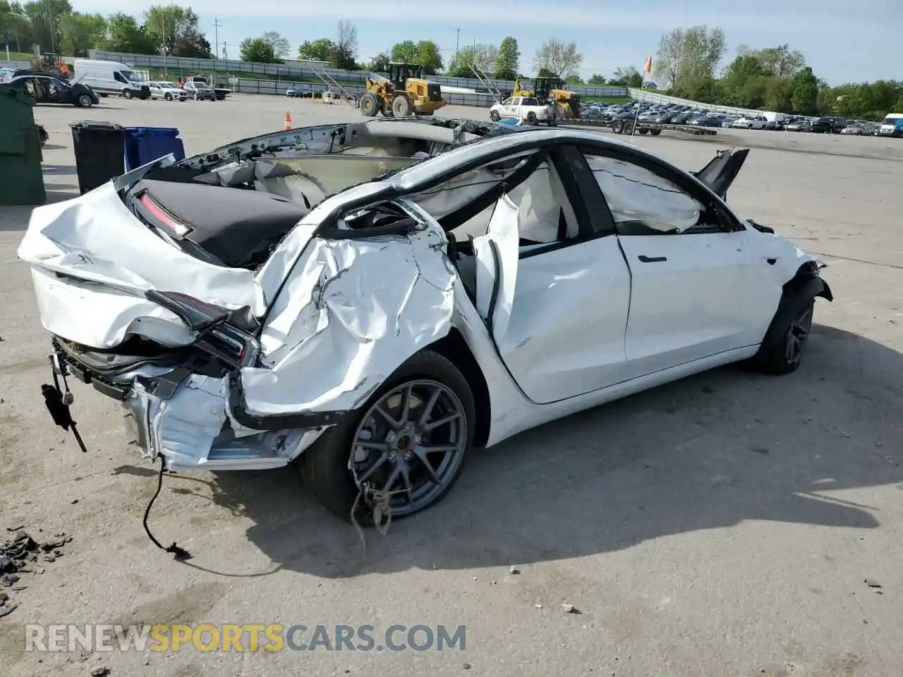 3 Photograph of a damaged car 5YJ3E1EA3PF608032 TESLA MODEL 3 2023