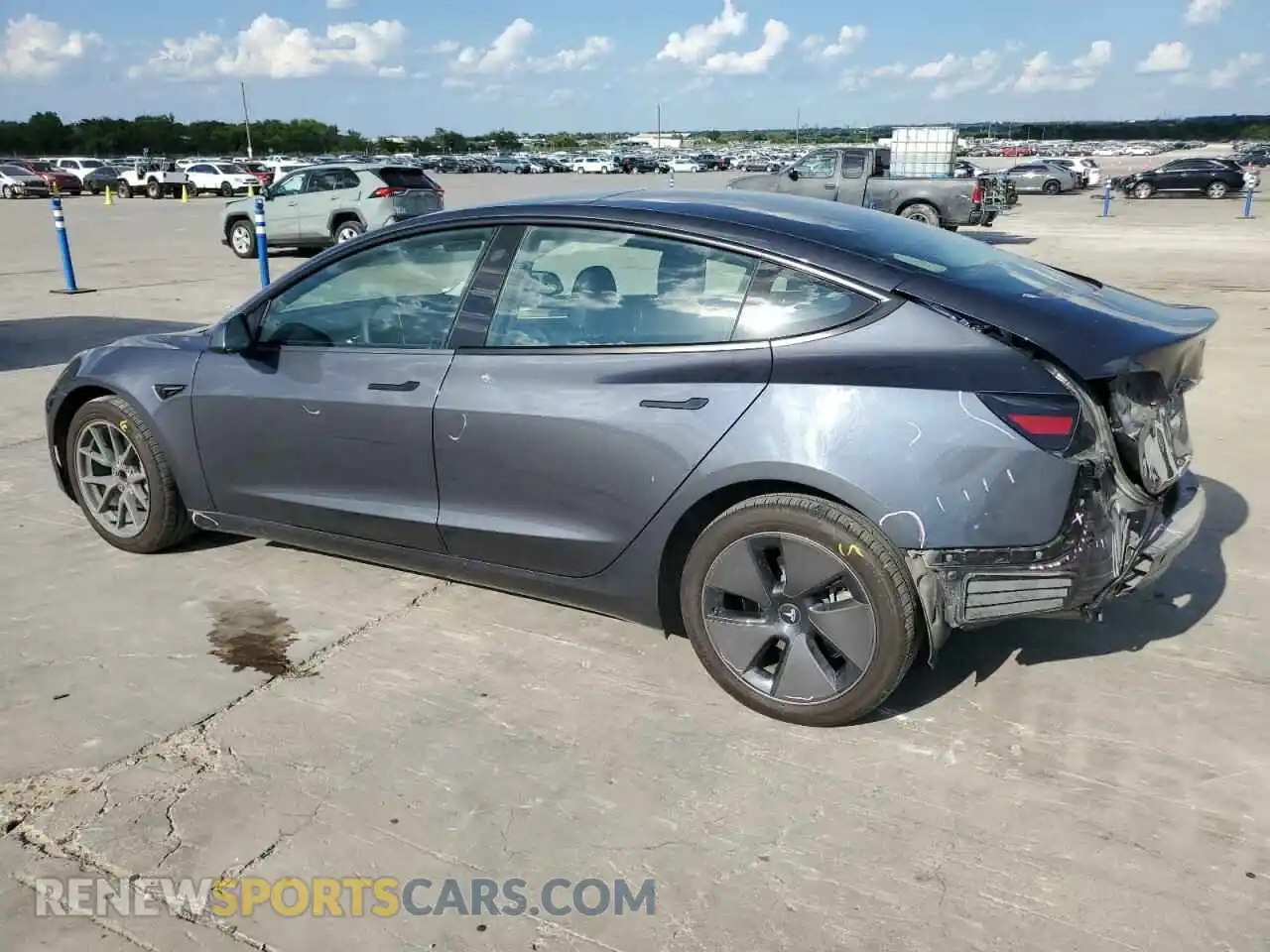 2 Photograph of a damaged car 5YJ3E1EA3PF613084 TESLA MODEL 3 2023